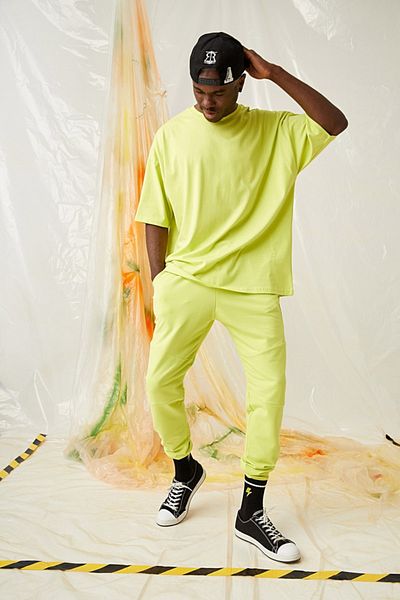 gothamvibes Ανδρικό φούτερ Equality Jogger Neon Yellow