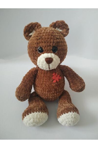 OYUNCAKPARK Aşık Ayıcık Uyku Arkadaşı Amigurumi Organik Oyuncak