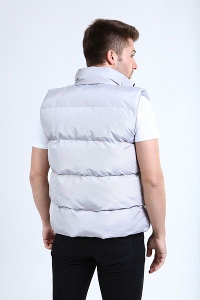 Fk class Crozvise Matte Fabric Puffer Vest Black