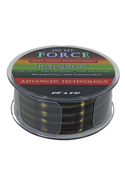 Force Effe Rainbow 150m 4 Χρώματα Σχοινί Περιβόλι Γλυκού Νερού Πέστροφας Σχοινί