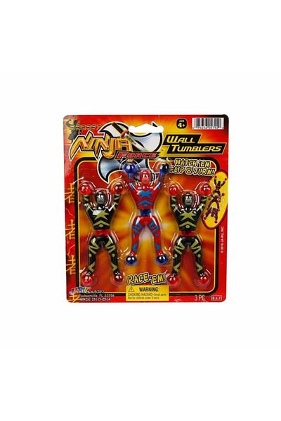 Sunman Yellow and Red Ninja Wall Sticking Tumblers