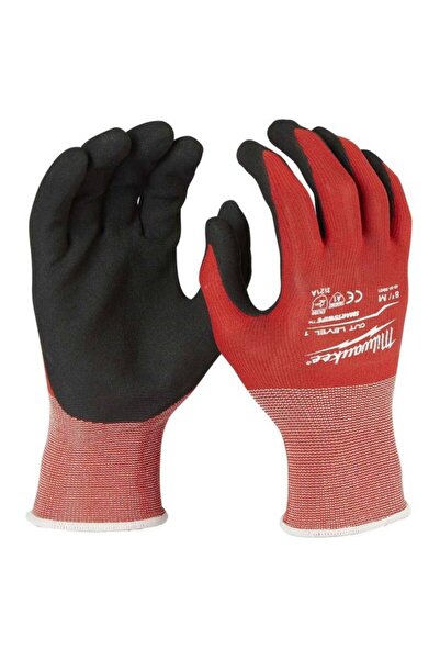 Milwaukee 1.derece Kesik Korumalı Nitril Eldiven L/9