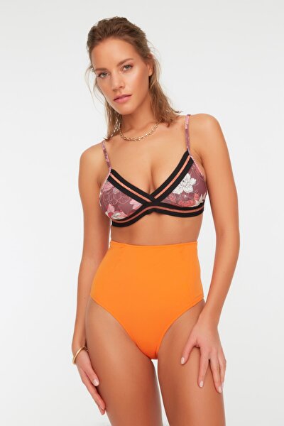 Trendyol Collection Bikini-Hose - Orange - Unifarben