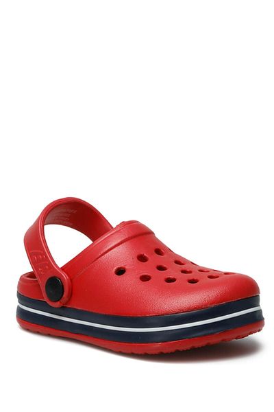 Polaris 520275p2fx Red Boy's Slippers
