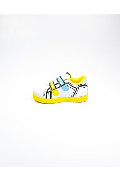 Vicco 313,p22y,153 Çocuk Işıklı Spor Ayakkabı Beyaz-sarı