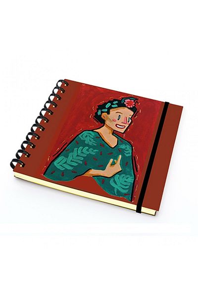 PAKLON Caiet cu spirală necăptușit Frida 14x14 100 Yp