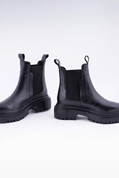 CZ London Ankle Boots - Black - Block