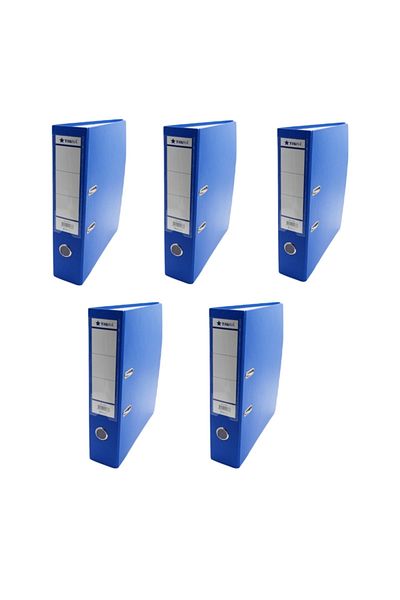 Tigra Folder Plastic Wide Blue 5 Bucăți