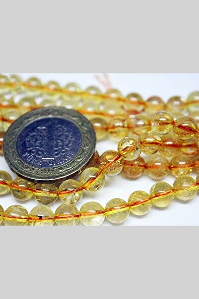 Yasamtohumu Piatra Citrină Culoare Întunecată 6mm/4 Bucăți