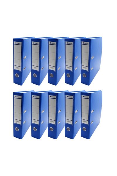 Tigra Folder Plastic Wide Blue 10 Bucăți