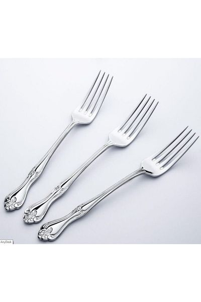 Nehir Lalezar Simple 12-Piece Dining Fork