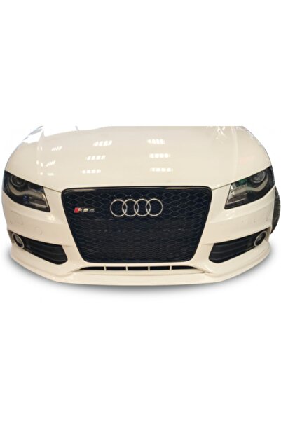 Genel Markalar Audi A4 B8 Ön Lip Sportline Plastik Boyasız 2008-2012 Uyumlu