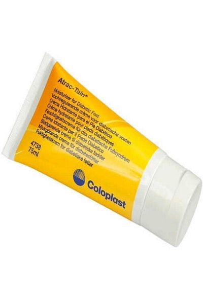 Coloplast 75 ml Moisturizing Cream for Diabetic Foot - Attrac-Tan