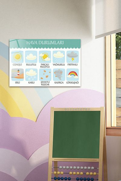 Decorita School| Glass Table| Weather| 40cm X 60cm