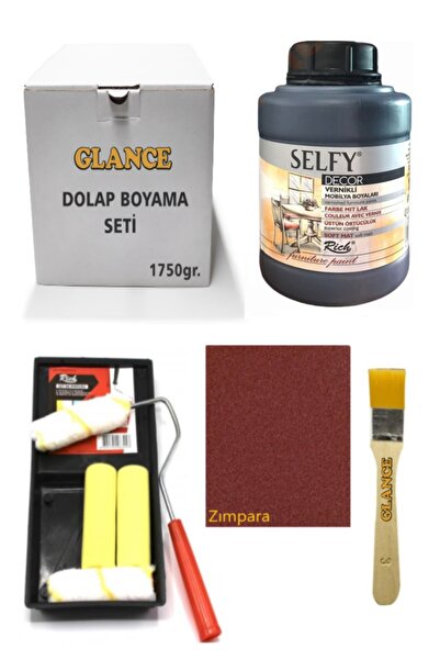 GLANCE Rich Selfy Decor Kendinden Vernikli Boya 1250cc Siyah Genel Amaçlı Boy...