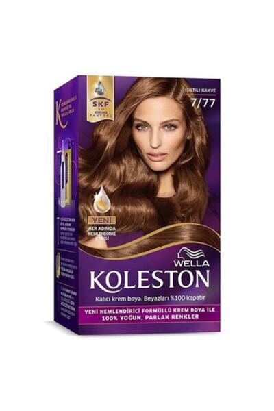 Wella Koleston Kıt Saç Boyası 7/77 Işıltılı Kahve
