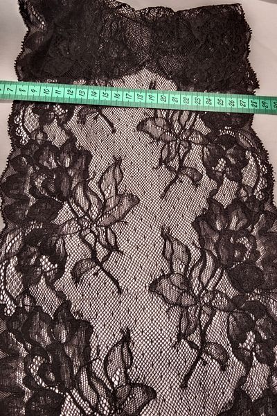 REMSATİC Lycra Lace - Guipure Black Color Wide
