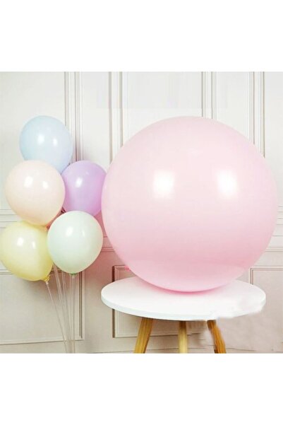 KBK MARKET 18 Inç Pembe Jumbo Makaron Balon 1 Adet