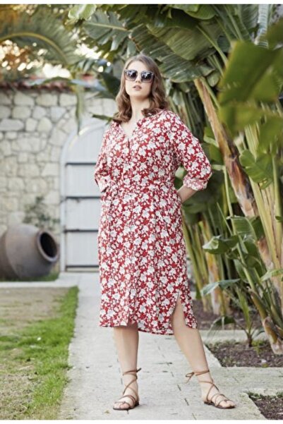 RMG Kadın Gömlek Elbise 4783