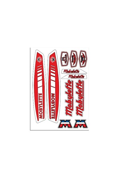 Gogo Premıum Mobylette Sticket Set Kırmızı