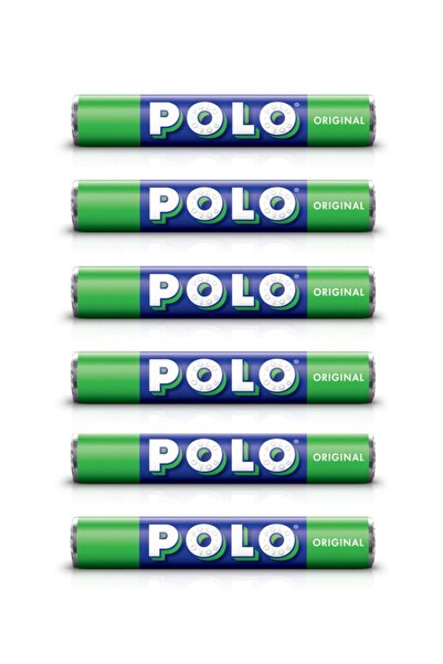 Polo حلوى النعناع المثقبة 34 جرام × 6 قطع