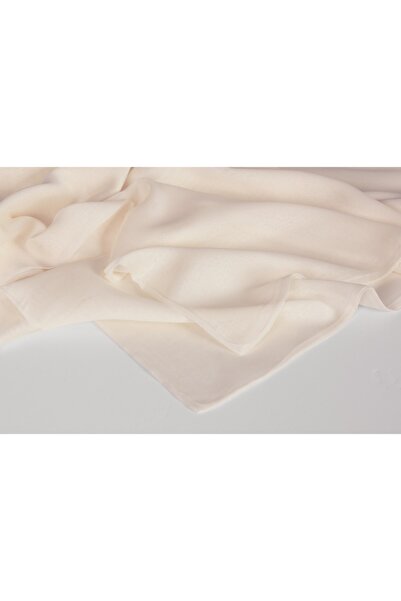 ARMANDA Çift Kat Janjan Abiye Şal - Krem