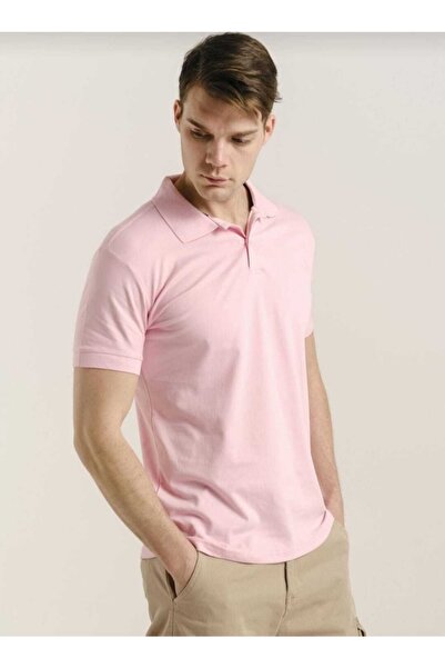 BLUEMOOR Men's Polo Neck Slim Fit T-shirt