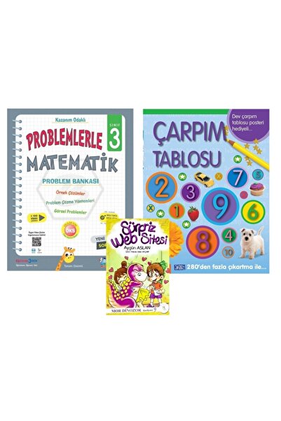 Üçgen Yayıncılık Üçgen 3.sınıf Problemlerle Matematik+ Çarpım Tablosu