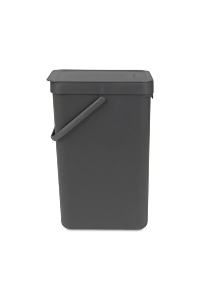 Brabantia Sort&Go Dark Gray Trash Can 16L