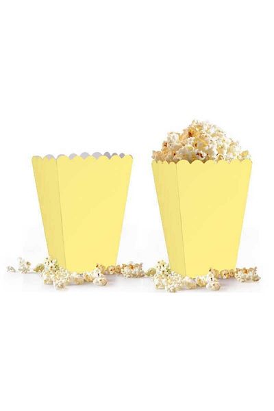 Big Party Macaron Color Yellow Corn Box 8 Pieces