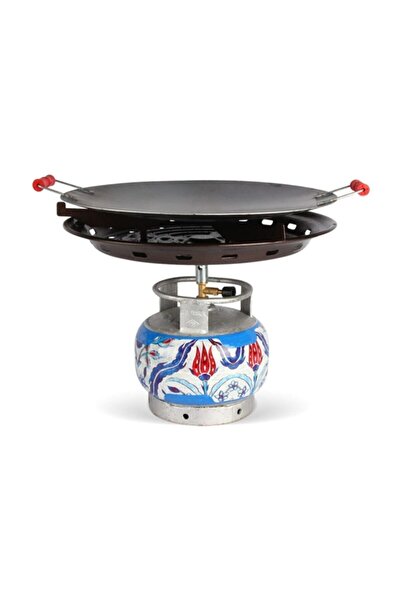 Genel Markalar Asvera - Tüplü Sac 45 Cm Tüp Üstü Katmer Kavurma Sacı Çift Fon...