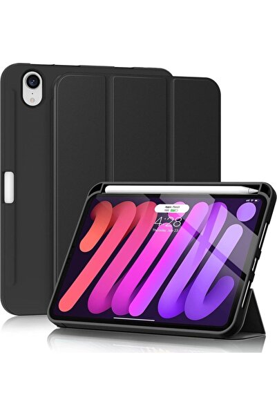UnDePlus Ipad Mini  Uyumlu  6 8.3inç Kılıf Kalem Bölmeli Smart Case A2567 A2568 A2569