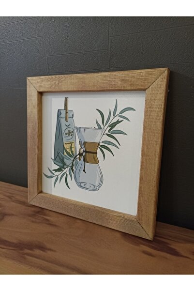 woodhomeworks Kahve Köşesi Filtre Kahvekahve Ahşap Çerçeve
