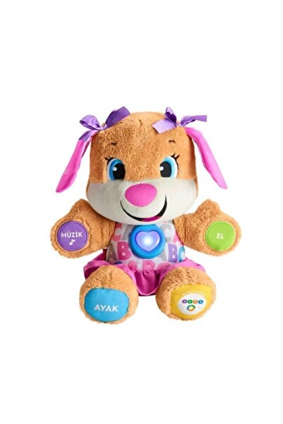 FISHER PRICE Fisher-price Eğlen & Öğren Yaşa Göre Gelişim Eğitici Köpekçiğin Kız Kardeşi (türkçe), Sesli, Işıklı