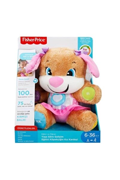 FISHER PRICE Fisher-price Eğlen & Öğren Yaşa Göre Gelişim Eğitici Köpekçiğin Kız Kardeşi (türkçe), Sesli, Işıklı