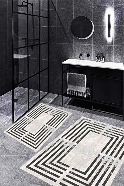 stylehome Kaymaz Tabanlı Dijital Baskılı Klozet Takımı :