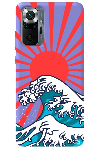 WANNA PROTECT حافظة هاتف Xiaomi Redmi Note 10 Pro من السيليكون باللون الأرجوا...