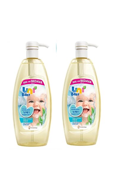 Uni Baby شامبو أطفال 900 مل - 2 قطعة