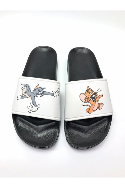 GEZER Tom Ve Jerry Baskılı Kadın-kız Ortopedi Tabanlı  Terlik
