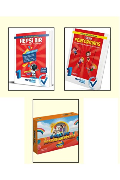 Mavitikli Yayıncılık 1.sınıf Mavitikli Avantaj Seti ( 3 Farklı Ürün Bir Arada )
