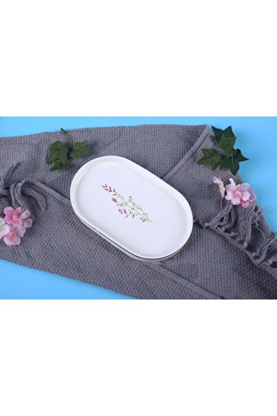 ROY KING Lavander 20x12 Cm Kayık Tabak Mor Lavanta