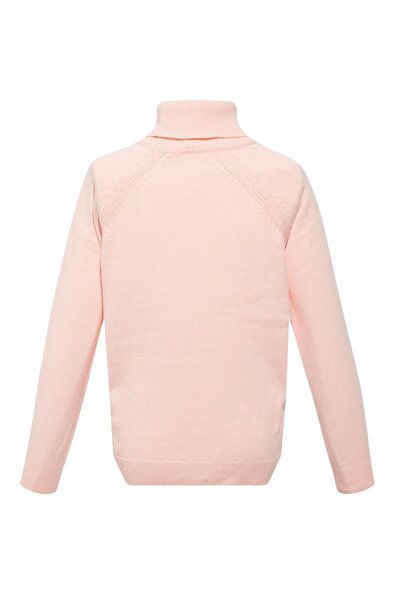 DeFacto Kız Çocuk Balıkçı Yaka Regular Fit Yılbaşı Temalı Kaşmir Dokulu Ekstra Yumuşak Triko Kazak