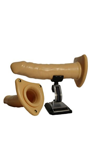 Strapon 22 cm Içi Boş Belden Bağlamalı Takma Külotlu Kemerli Model Strapon