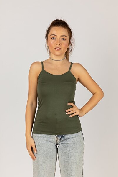 NOBLE STORE Γυναικείο Λεπτό λουράκι Lycra Cotton Body