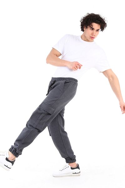 AUST JEANS Ανδρικά ρούχα Aust Loose Fit Cargo Pocket Style Ανδρικά Φούτερ