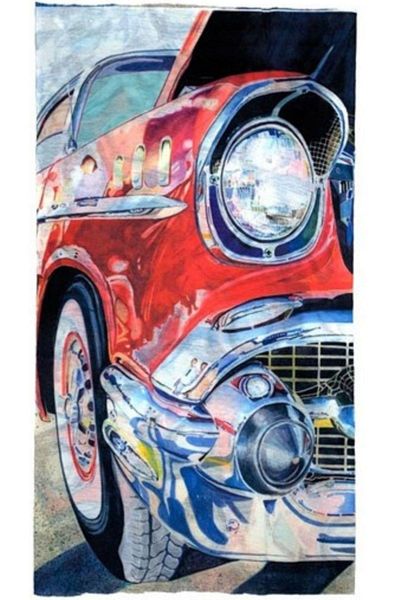 Dünyadan Hediyeler Classic Car Themed Buff Neck Collar Bandana No:151