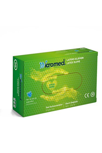wicromed Eldiven Lateks 10adet Medium