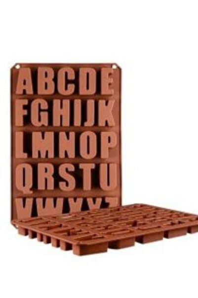 PASTRY PLANET Harf Silikon Kalıp - Taş Ve Sabun Kalıbı