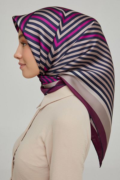 Armine Μεταξωτό κασκόλ 8633d (twill) (νοσταλγία)
