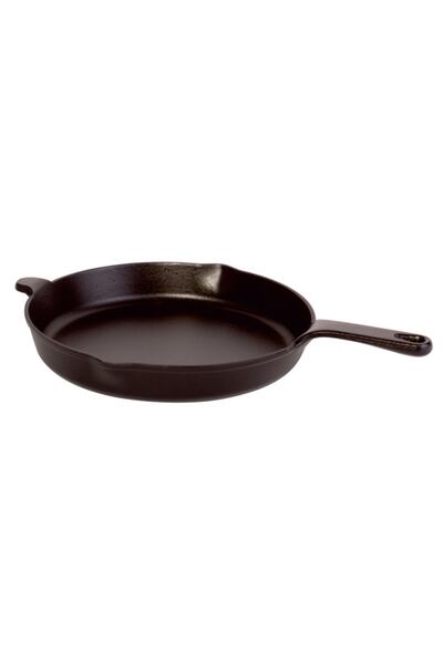 OMS PASLANMAZ 3265 Round Iron Cast Grill Pan